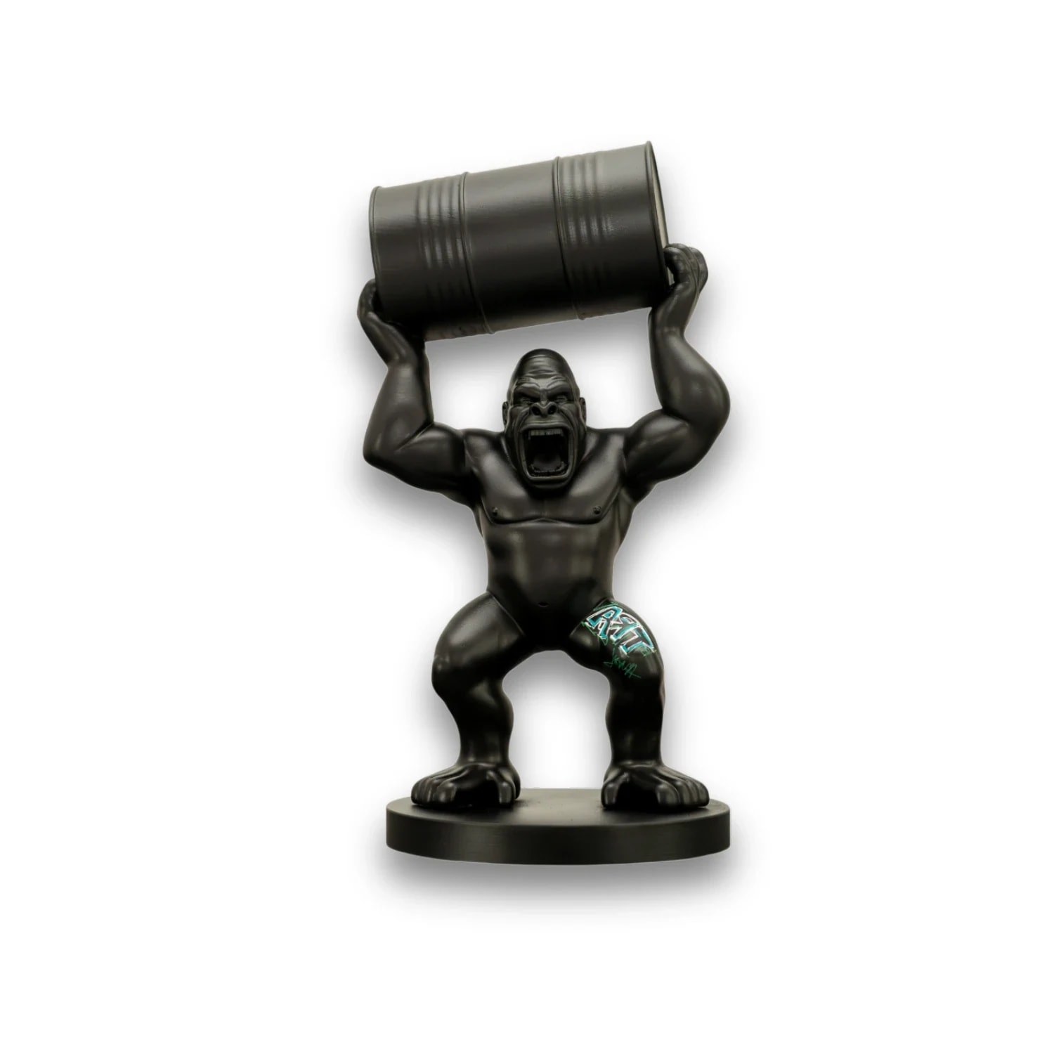 Barrel Kong Black – поп арт фигура, изрисувана на ръка