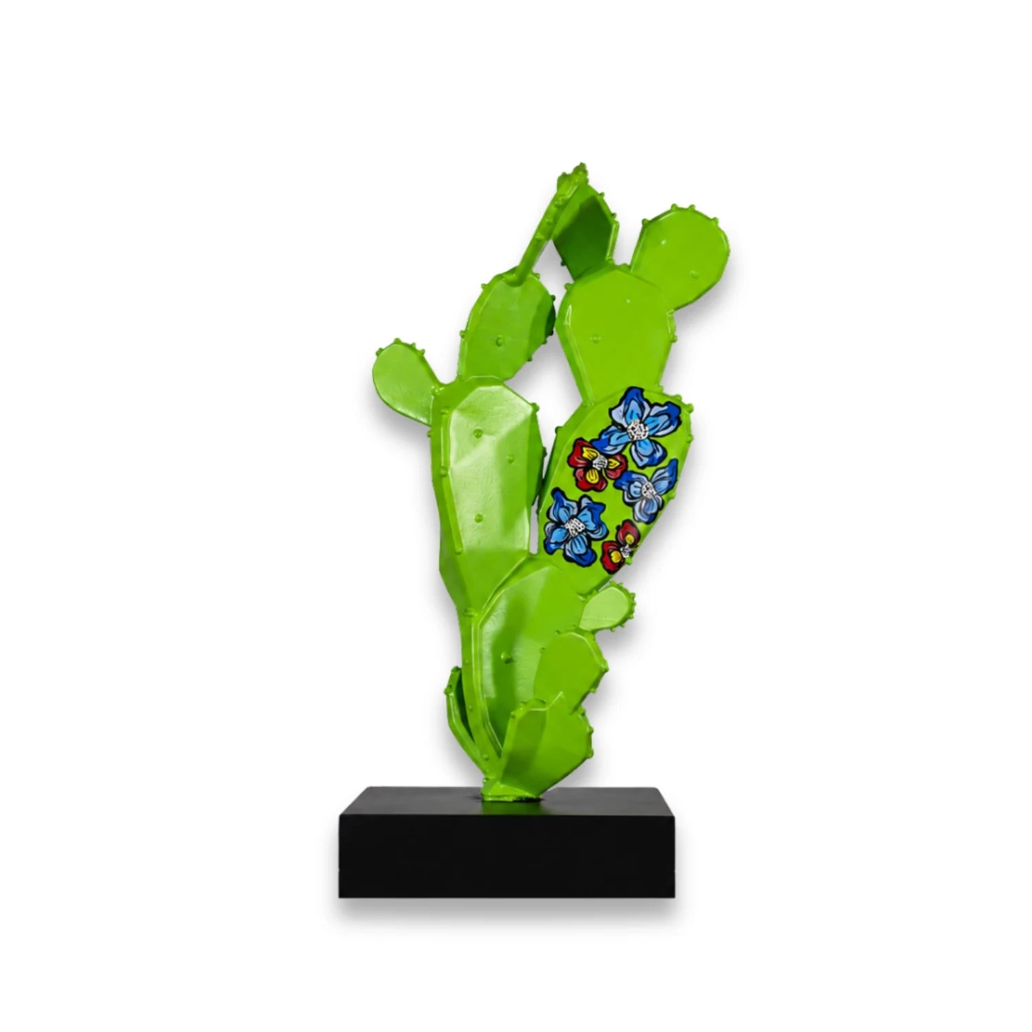 Bloom Spike Green – поп арт фигура, изрисувана на ръка