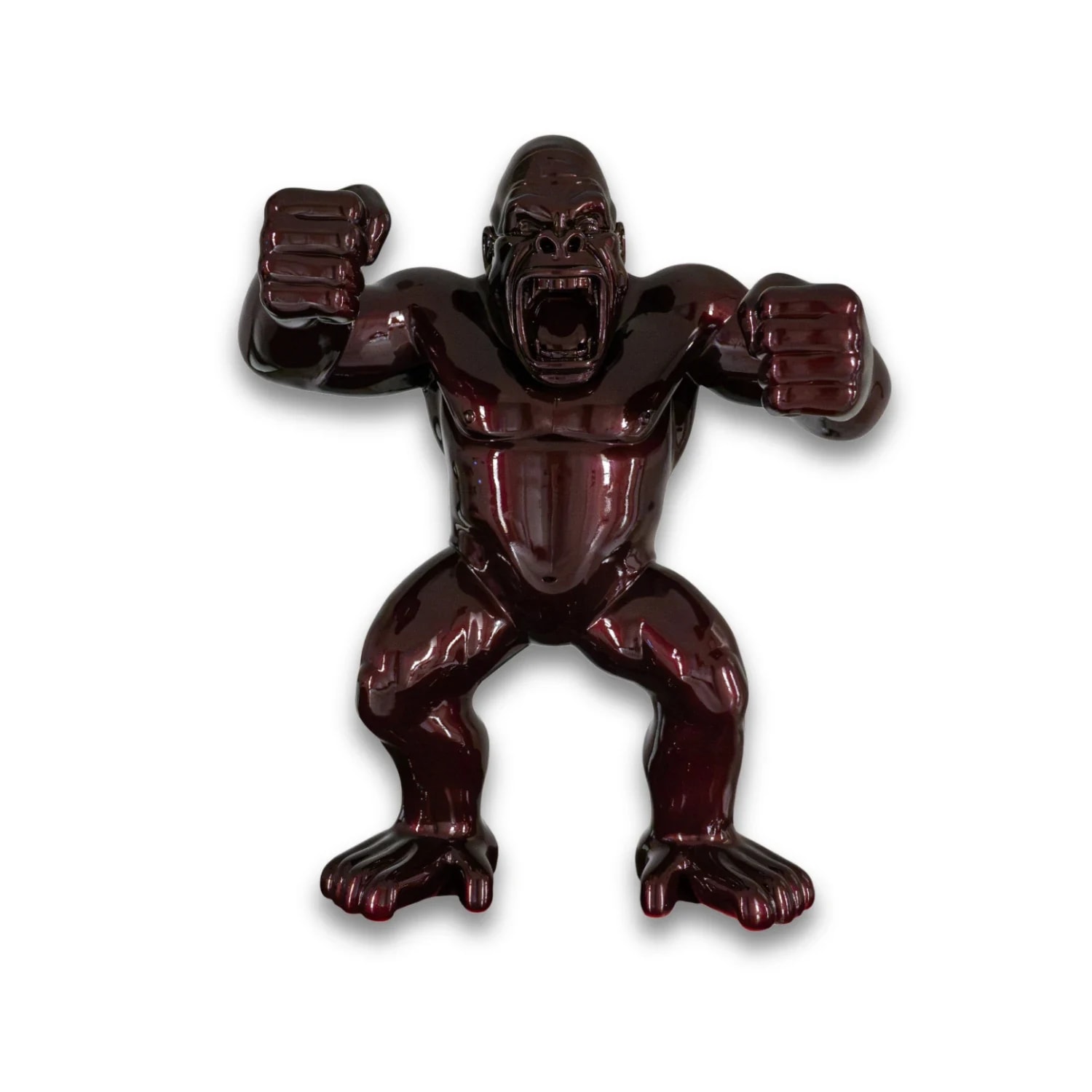 Rage Kong-Ruby Edition – поп арт фигура, изрисувана на ръка, снимка 2