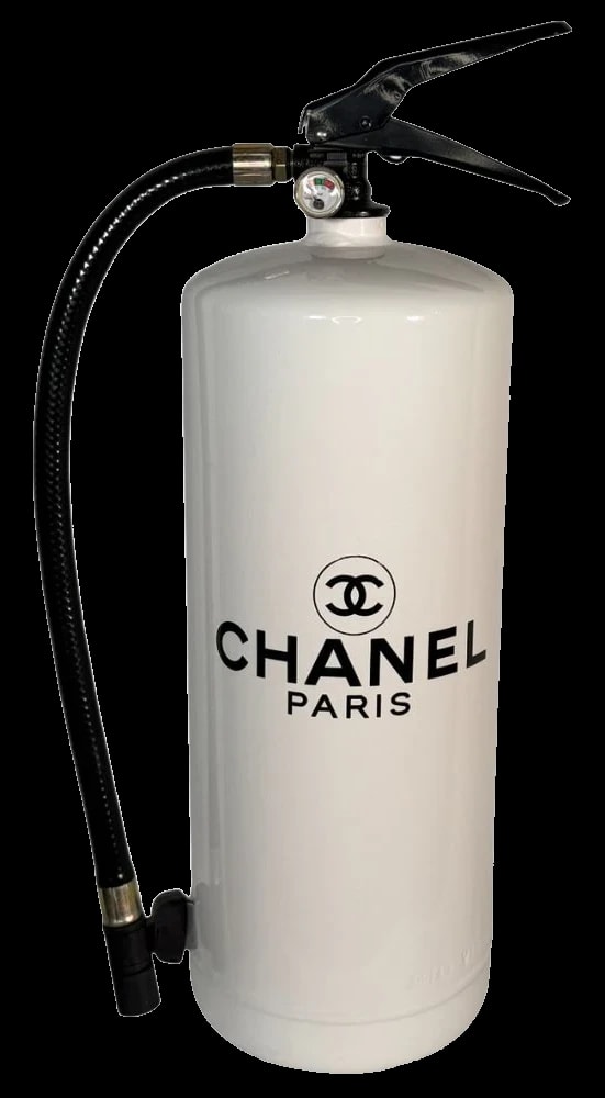 Chanel White Fire Extinguisher