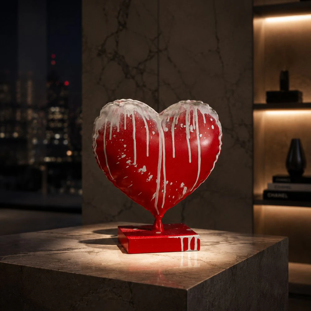 Red Drip Heart - Image 4