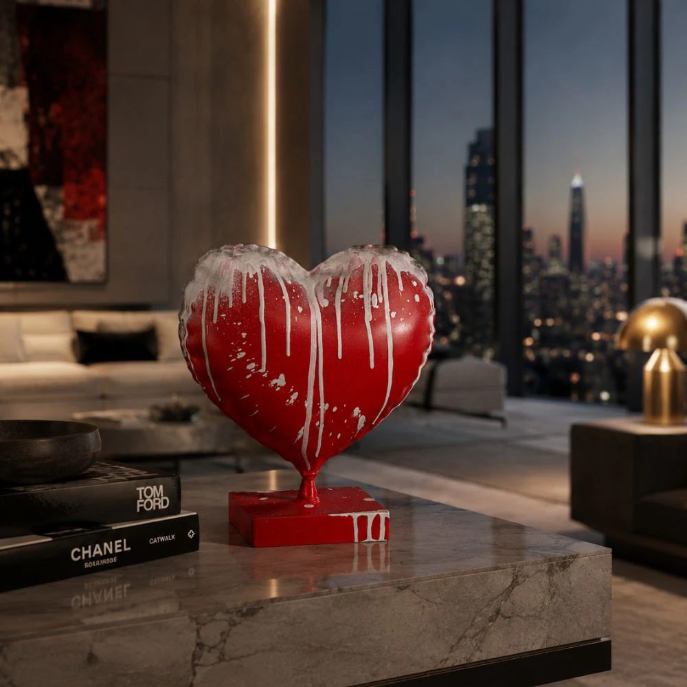 Red Drip Heart - Image 5