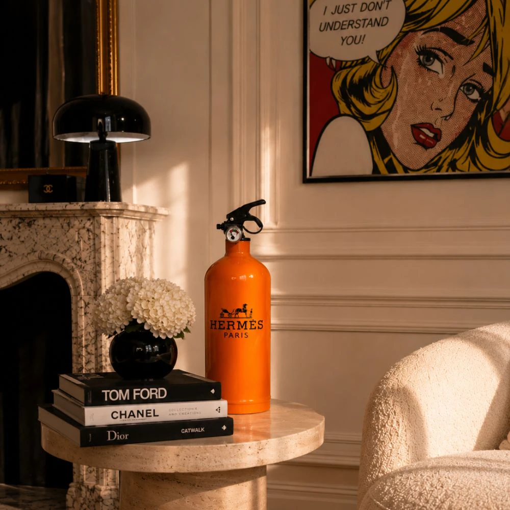 Hermès Orange Fire Extinguisher - Image 2