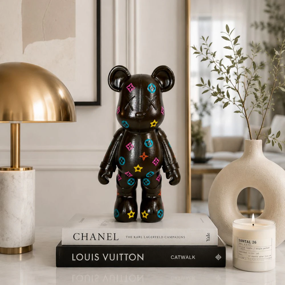 Designer Monogram Bear – LV Style Interpretation - Image 4