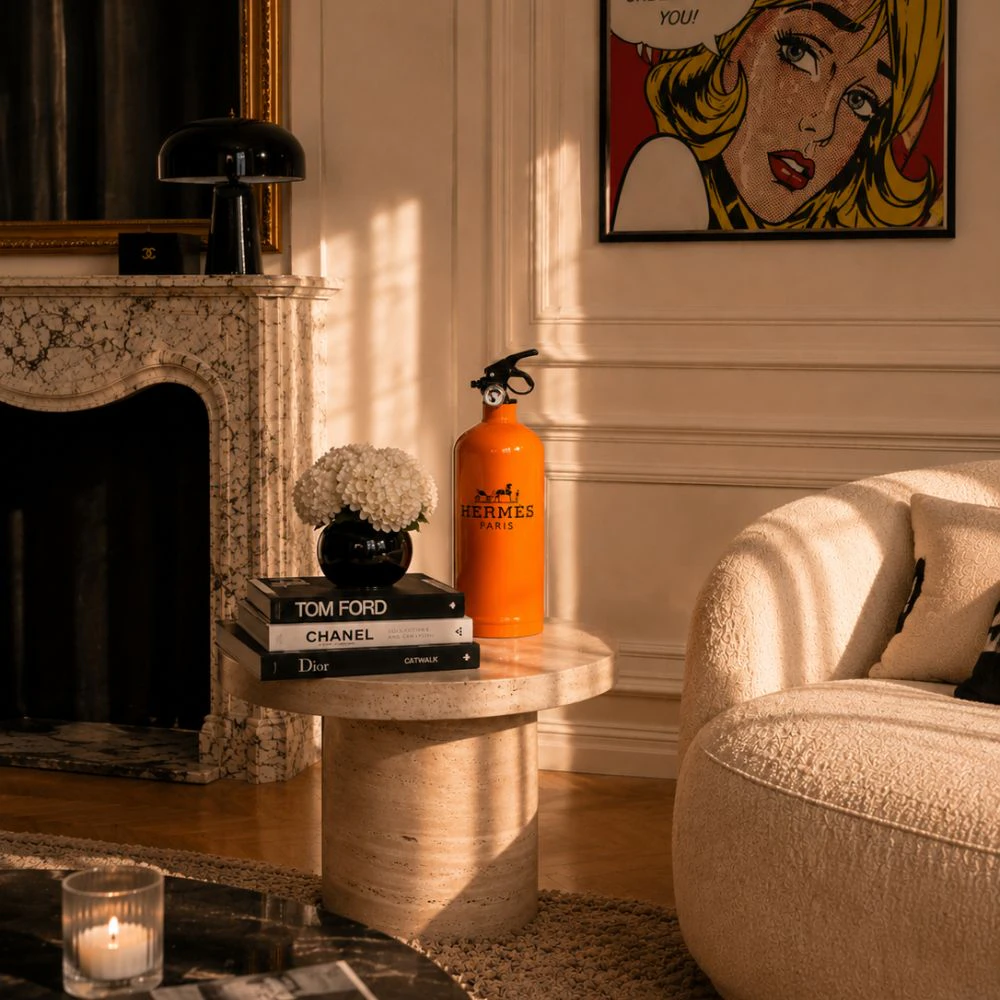Hermès Orange Fire Extinguisher - Image 3