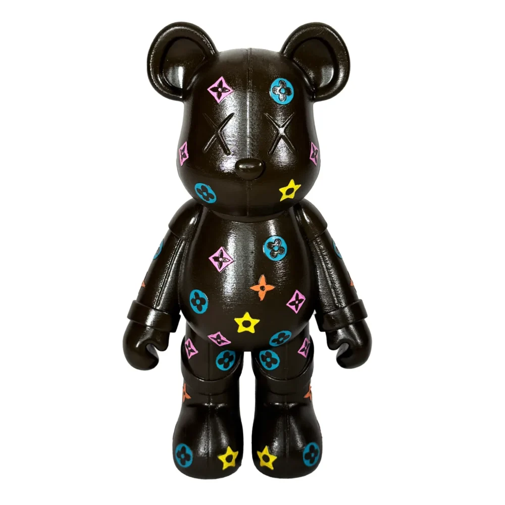 Designer Monogram Bear – LV Style Interpretation — Фигури