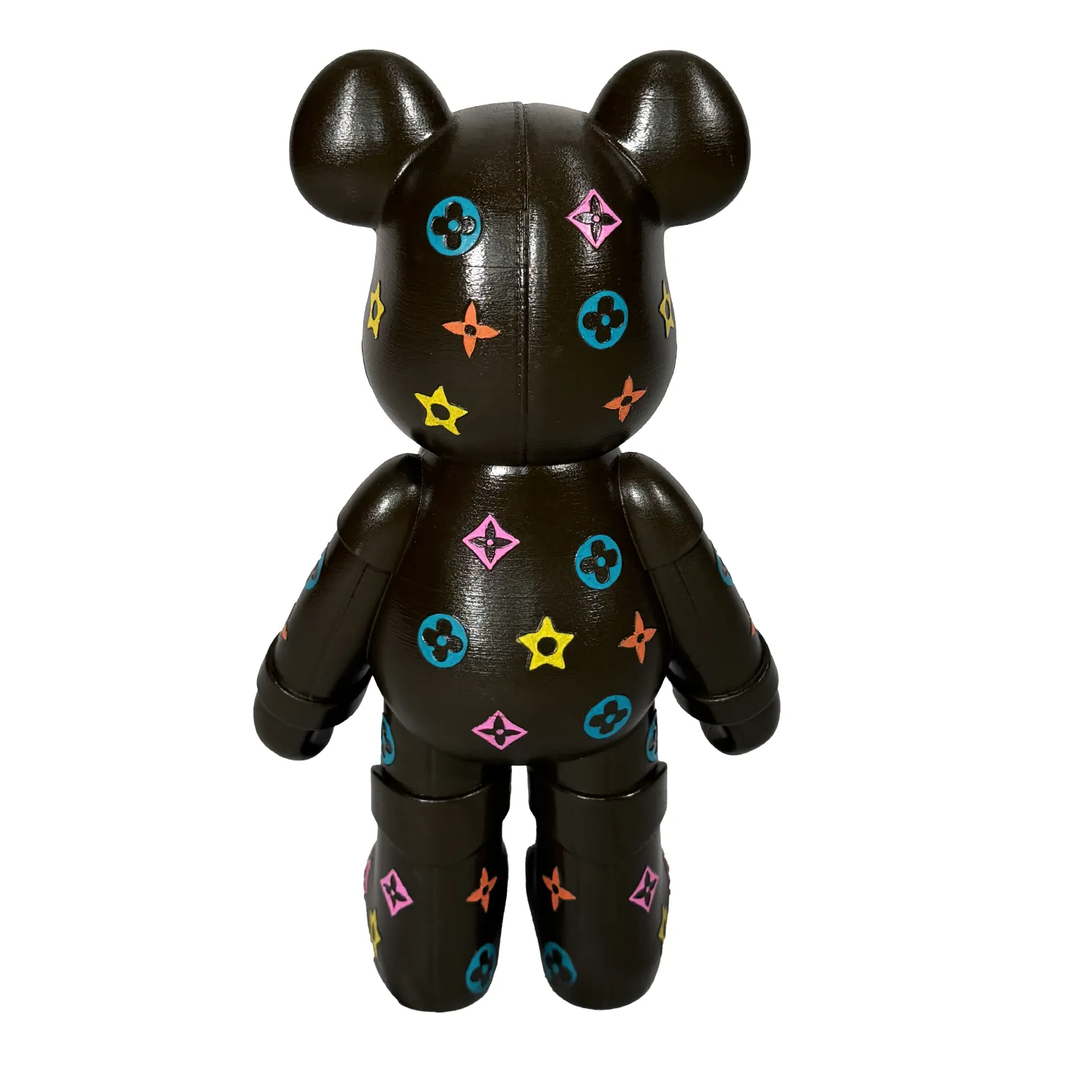 Designer Monogram Bear – LV Style Interpretation — Фигури