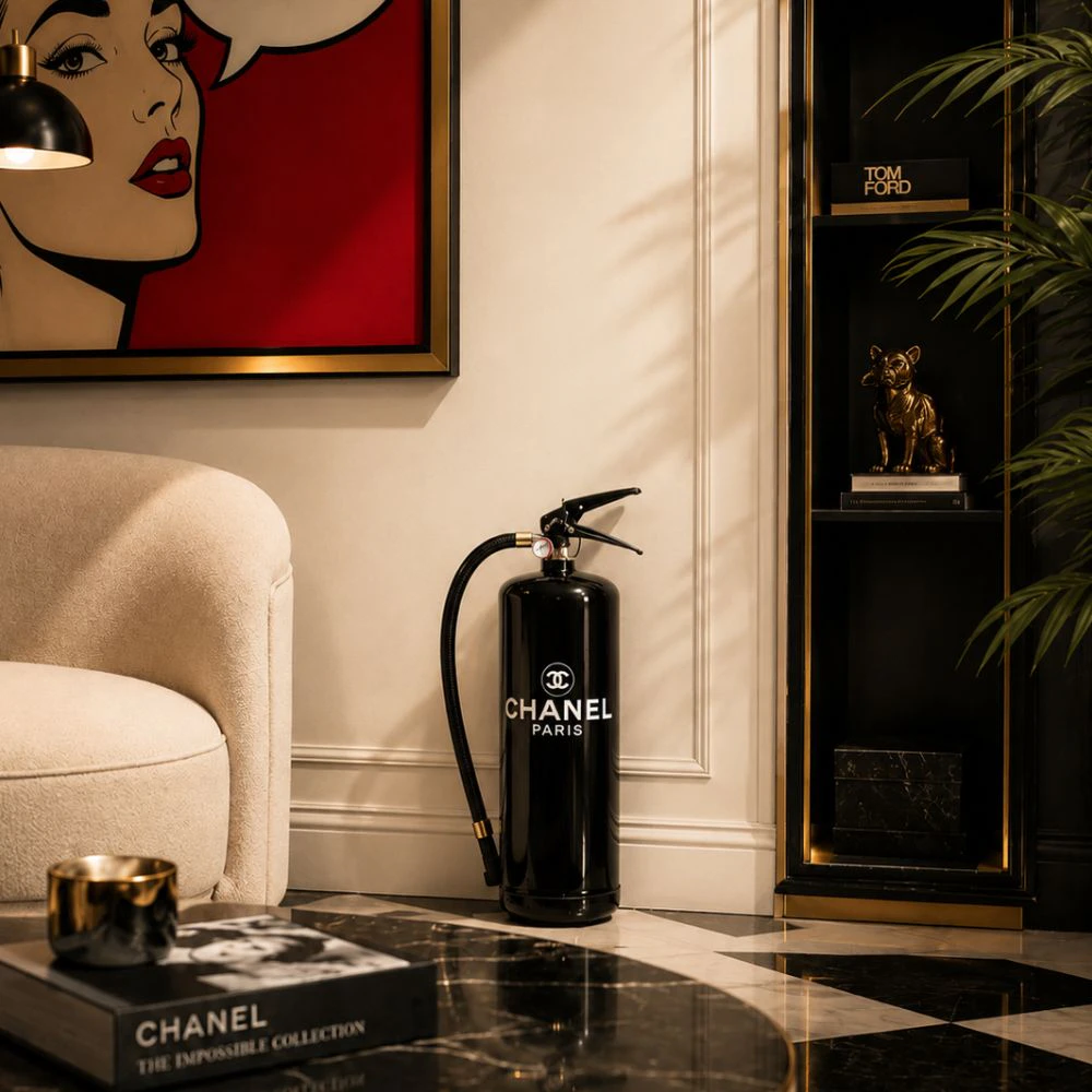 Chanel Black Fire Extinguisher — Lifestyle