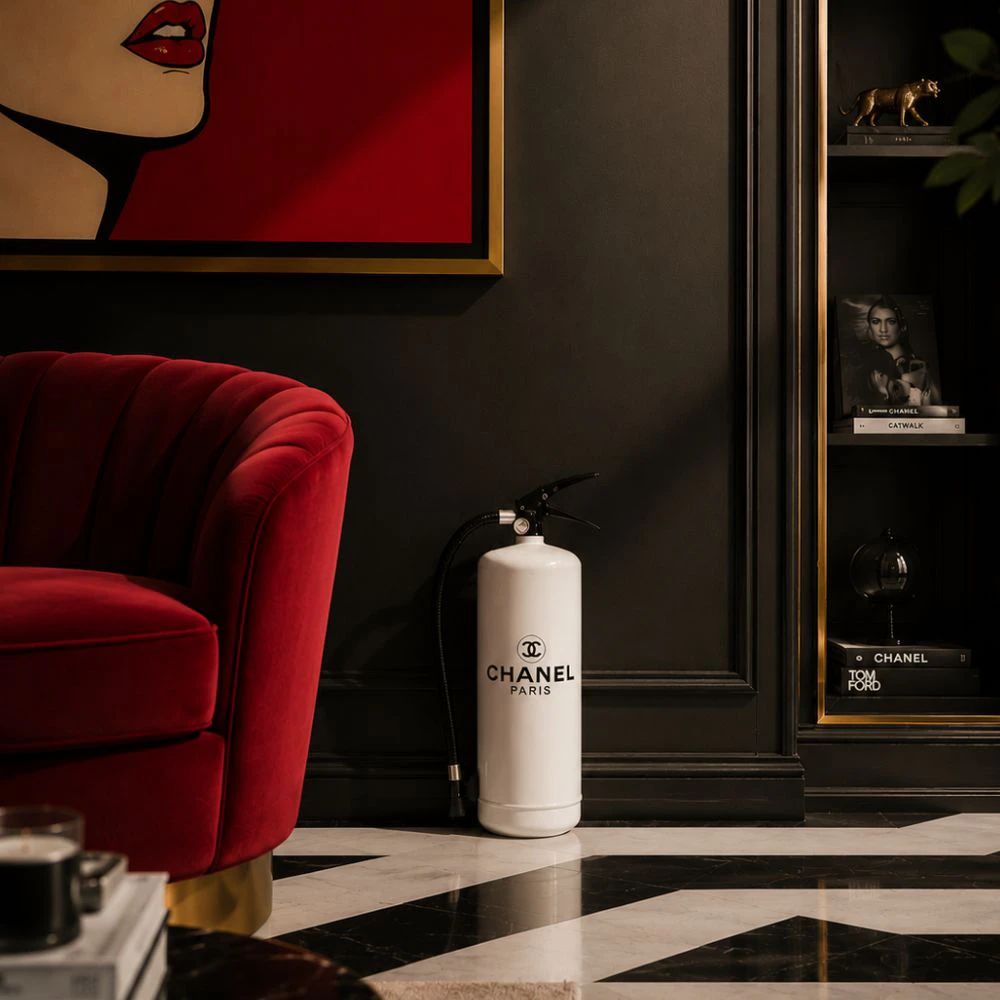 Chanel White Fire Extinguisher — Lifestyle