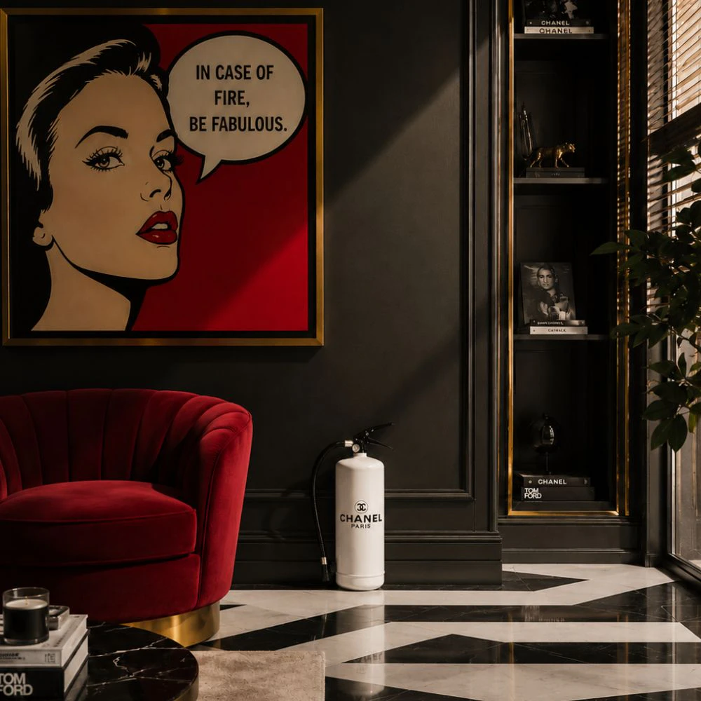 Chanel White Fire Extinguisher — Lifestyle